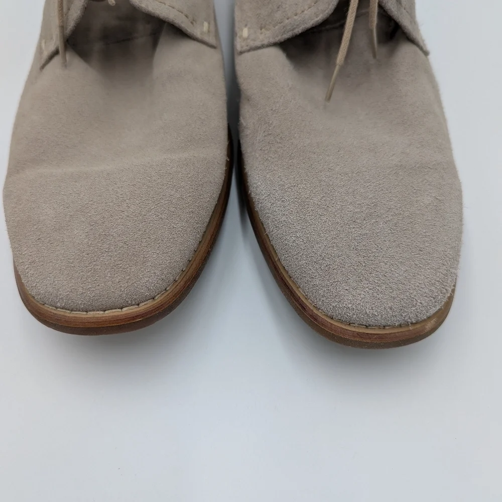 Steve Madden Elvess Tan Suede Oxford Dress Shoes Mens Lace Up Business Casual 12